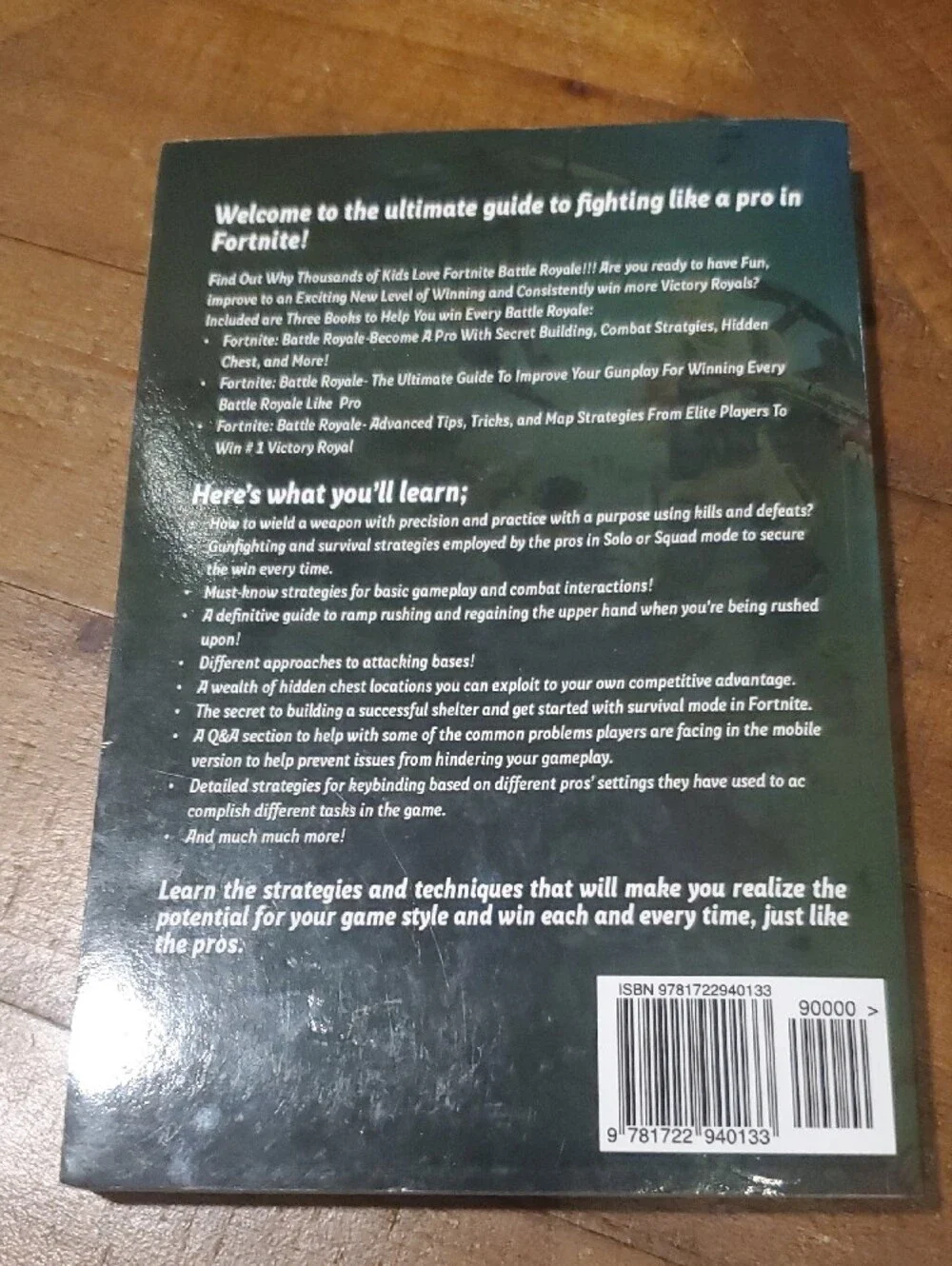 Fortnite For Kids: Pro Gamers Guide - Green Cover